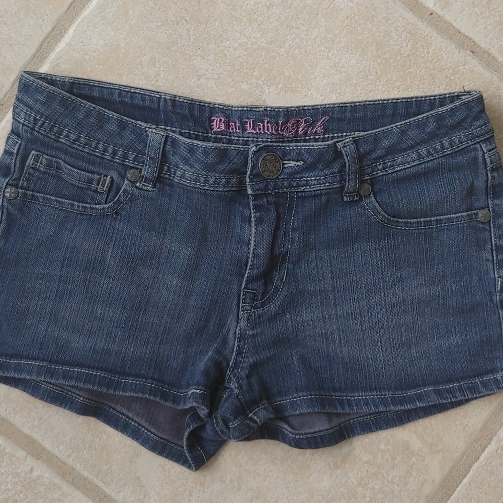 ☀SALE 4 for$20☀                      Black Label Pink Jean Short Shorts